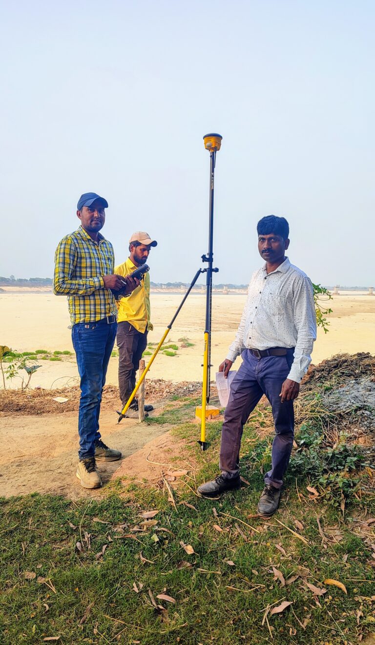 GNSS surveying equipment used for land surveying in India
